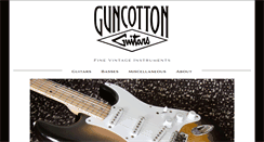Desktop Screenshot of guncottonguitars.com